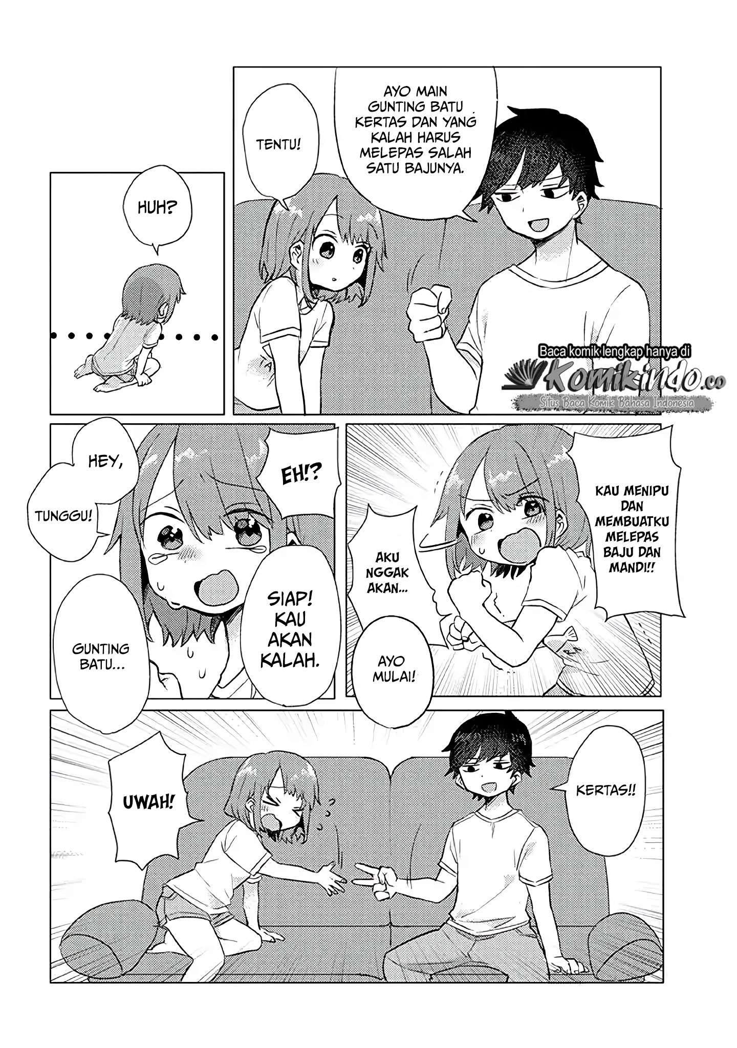 Girlfriend Who Absolutely Doesn’t Want to Take a Bath VS Boyfriend Who Absolutely Wants Her to Take a Bath Chapter 09 Gambar 5