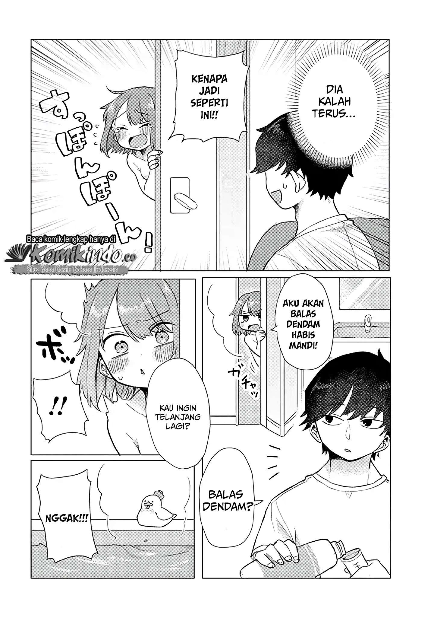 Girlfriend Who Absolutely Doesn’t Want to Take a Bath VS Boyfriend Who Absolutely Wants Her to Take a Bath Chapter 09 Gambar 7