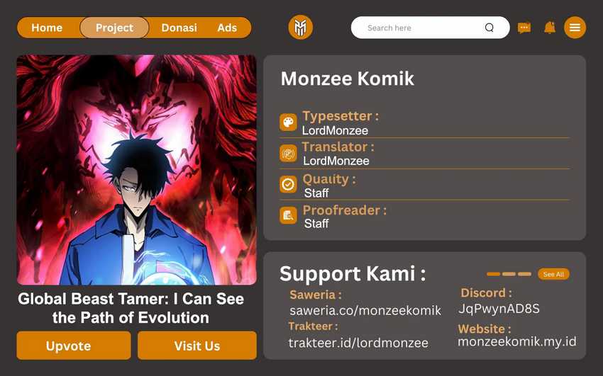 Global Beast Tamer: I Can See the Path of Evolution Chapter 18 Gambar 1