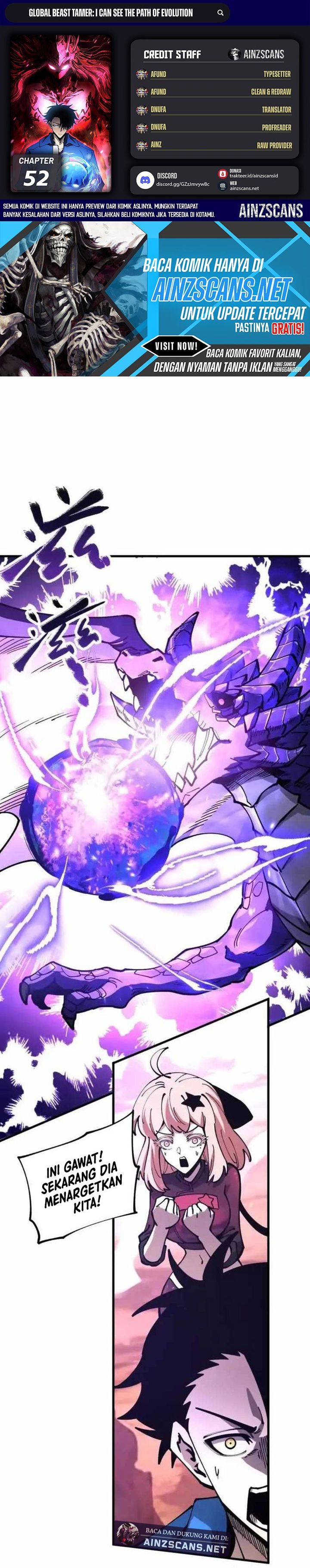 Global Beast Tamer: I Can See the Path of Evolution Chapter 52 Gambar 1