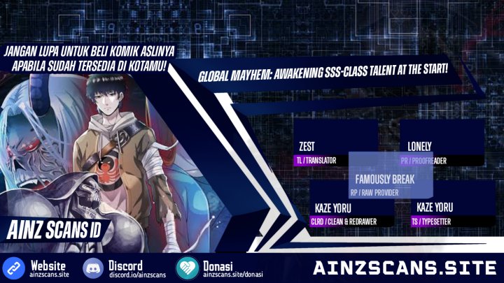 Global Mayhem: Awakening SSS-Class Talent at the Start! Chapter 37 Gambar 1