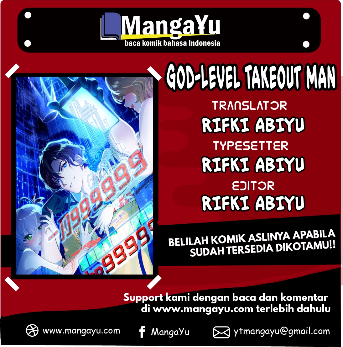 God-Level Takeout Man Chapter 01 Gambar 1