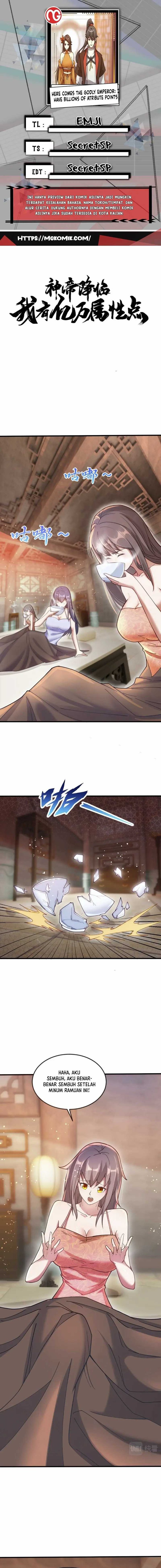 God Emperor Descends I Gave Billions of Attribute Points (Here Comes the Godly Emperor: I Have Billions of Attribute Points) Chapter 27 Gambar 1