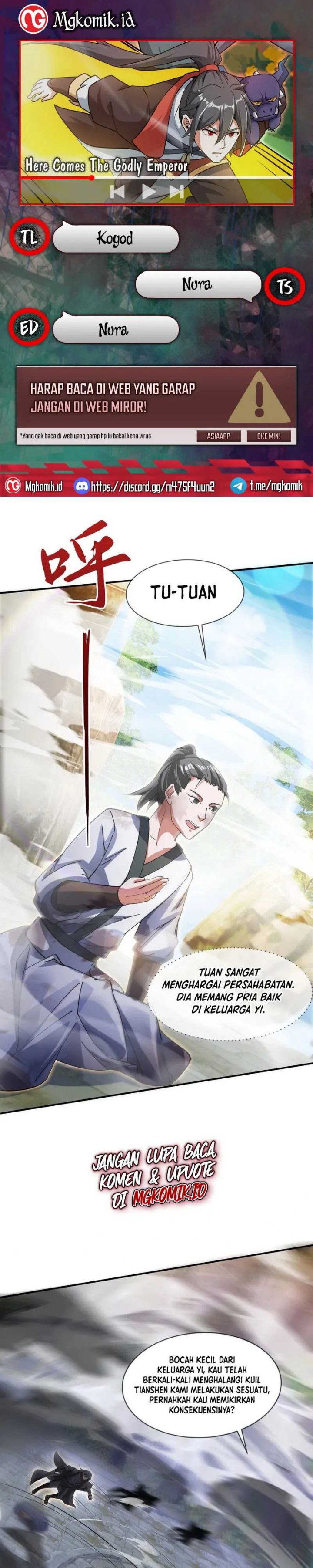 God Emperor Descends I Gave Billions of Attribute Points (Here Comes the Godly Emperor: I Have Billions of Attribute Points) Chapter 84 Gambar 1