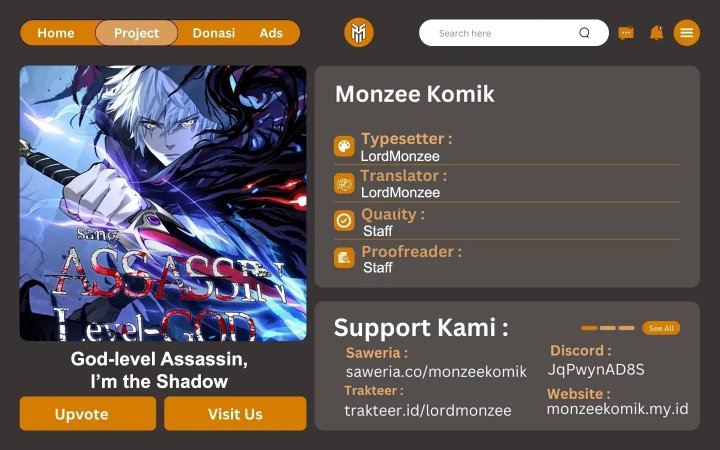God-level Assassin, I’m the Shadow Chapter 24 Gambar 1