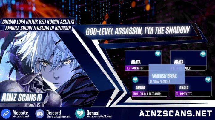 God-level Assassin, I’m the Shadow Chapter 43 Gambar 1