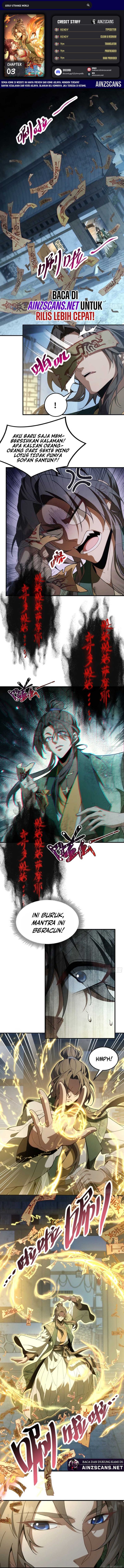 Godly Strange World, I Possess Unique Enlightment Chapter 03 Gambar 1