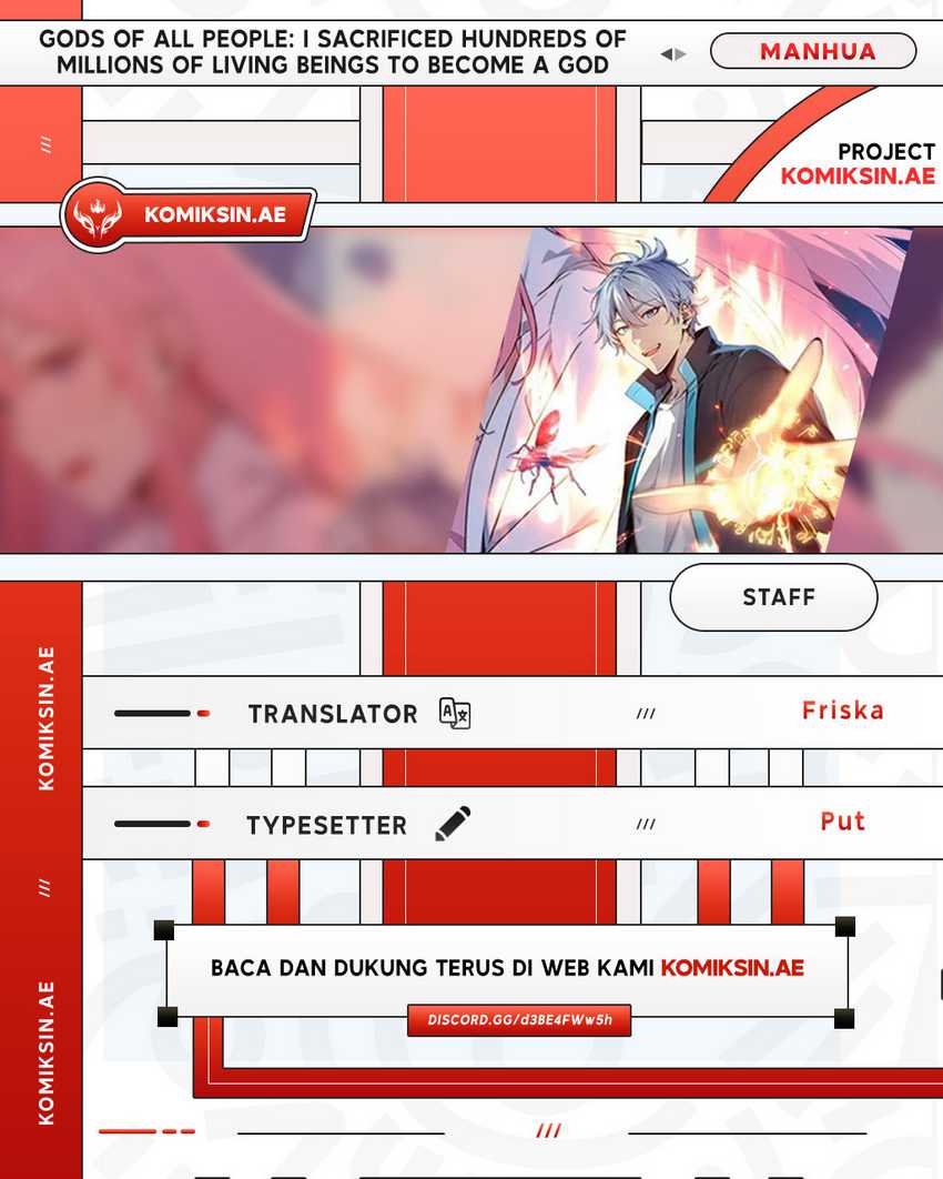 Gods of All People: I Sacrificed Hundreds of Millions of Living Beings To Become a God Chapter 41 Gambar 1