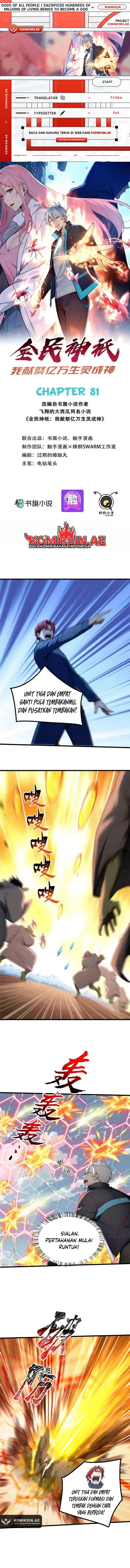 Gods of All People: I Sacrificed Hundreds of Millions of Living Beings To Become a God Chapter 81 Gambar 1
