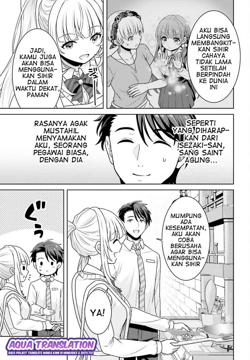 Gokinjo JK Isezaki-san wa Isekaigaeri no Daiseijo Chapter 03 Gambar 12
