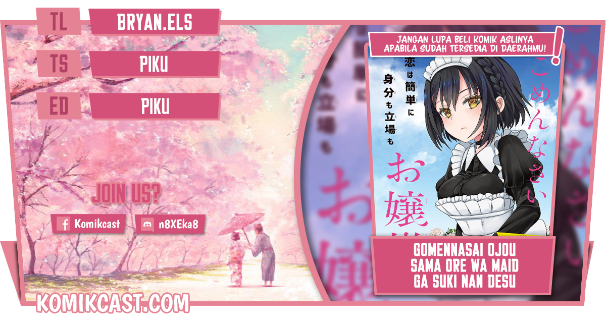 Gomennasai Ojou-sama, Ore wa Maid ga Suki nan desu Chapter 01.2 Gambar 1