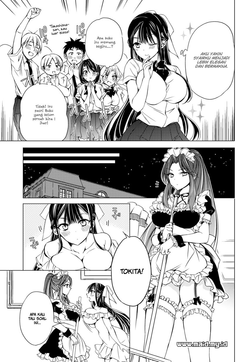 Goreijo Takashima Kiyono wa Hisoka ni Tashinamu Chapter 06 Gambar 12