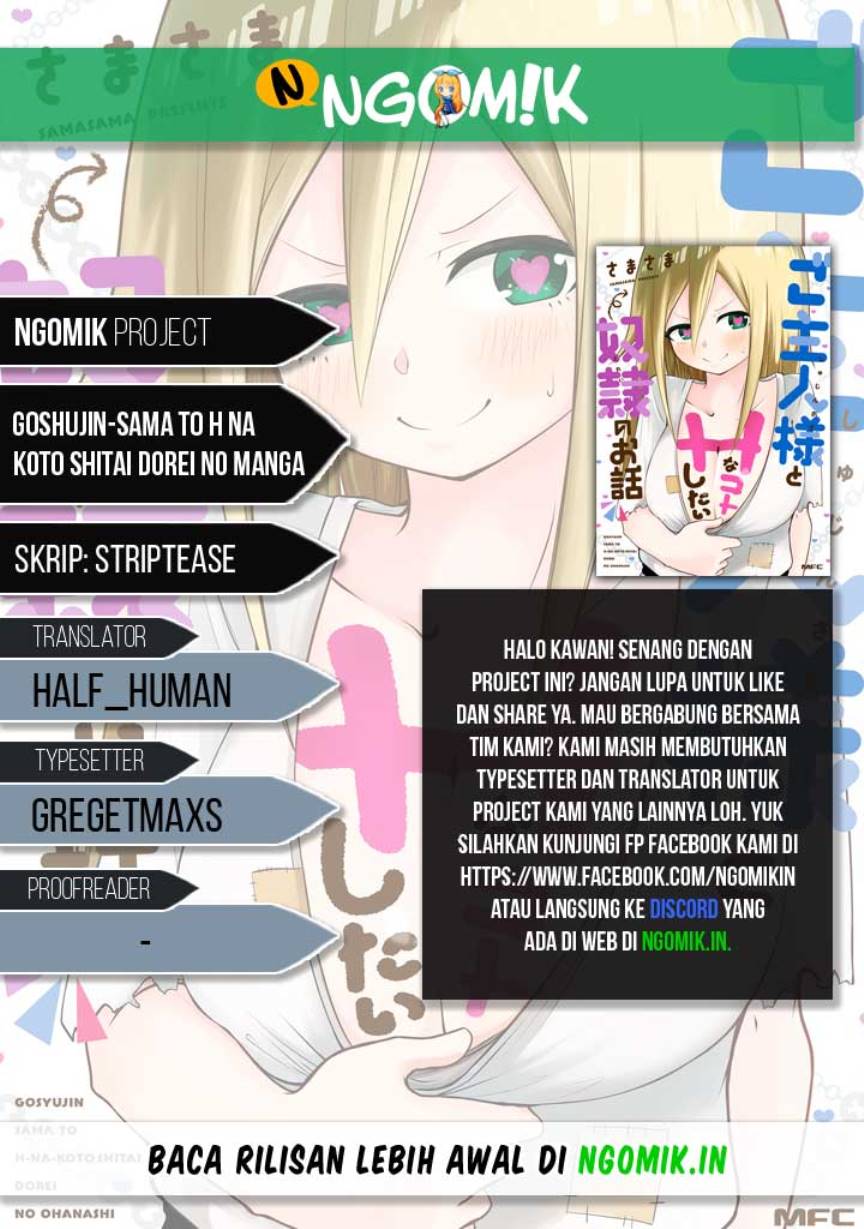 Goshujin-sama to H na Koto Shitai Dorei no Manga Chapter 05 Gambar 1