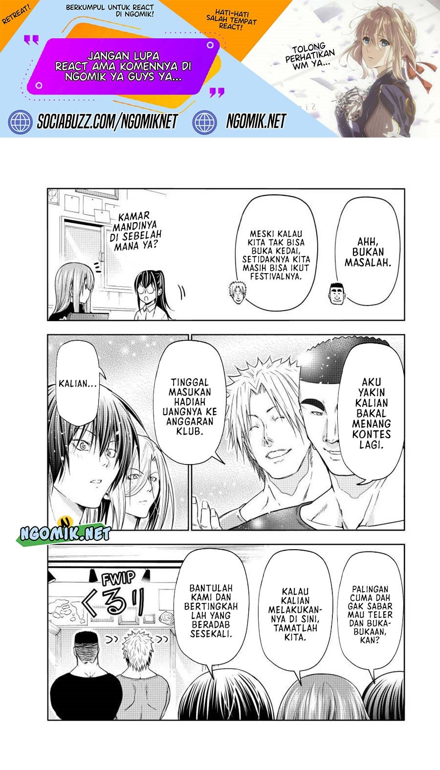 Grand Blue Chapter 91.2 Gambar 2