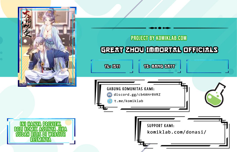 Great Zhou Immortal Officials Chapter 01 Gambar 1