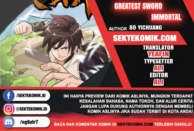 Greatest Sword Immortal Chapter 33.1 Gambar 1