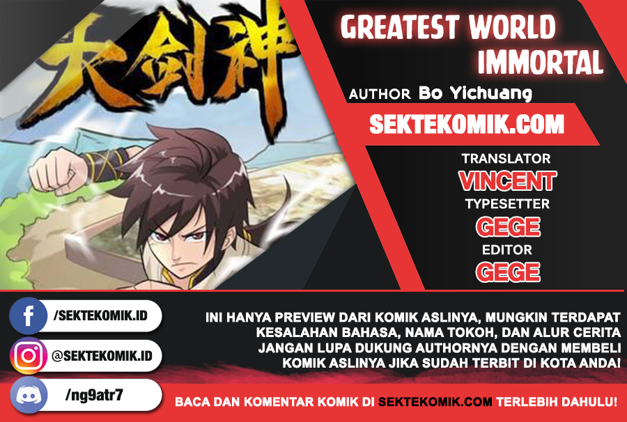 Greatest Sword Immortal Chapter 51 Gambar 1