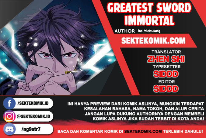 Greatest Sword Immortal Chapter 72 Gambar 1