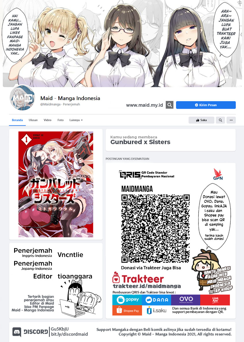 Gunbured x Sisters Chapter 03 Gambar 2