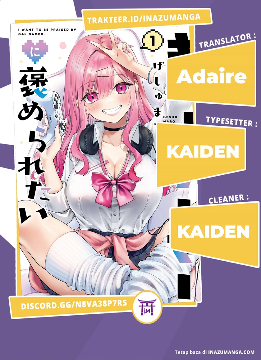 Gyaru Gamer Homeraretai Chapter 13 Gambar 1