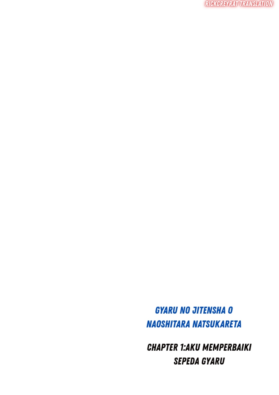 Gyaru no Jitensha o Naoshitara Natsukareta Chapter 01 Gambar 6