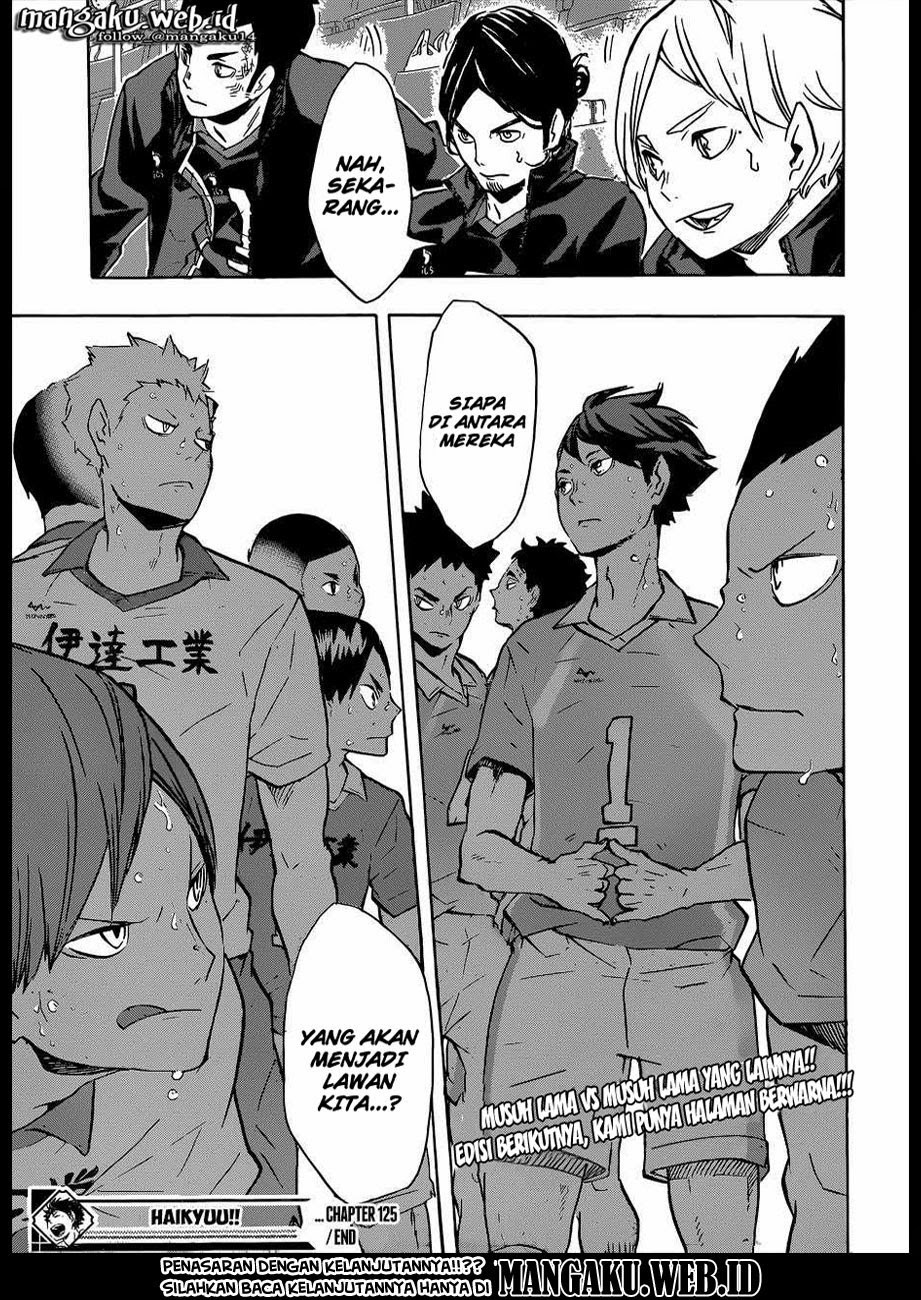 Haikyuu!! Chapter 125 Gambar 20