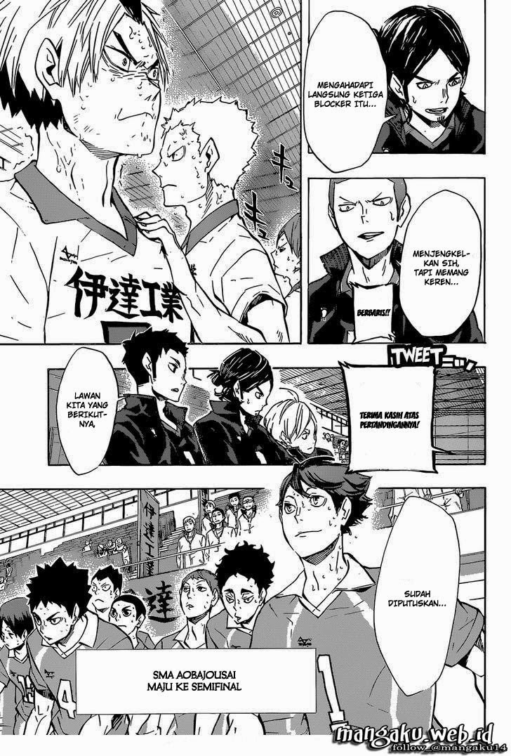 Haikyuu!! Chapter 128 Gambar 7