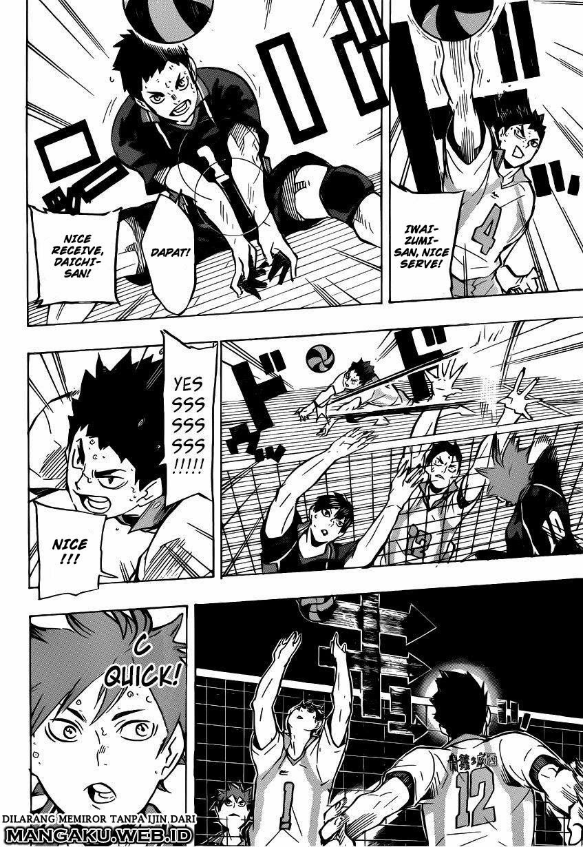 Haikyuu!! Chapter 132 Gambar 15