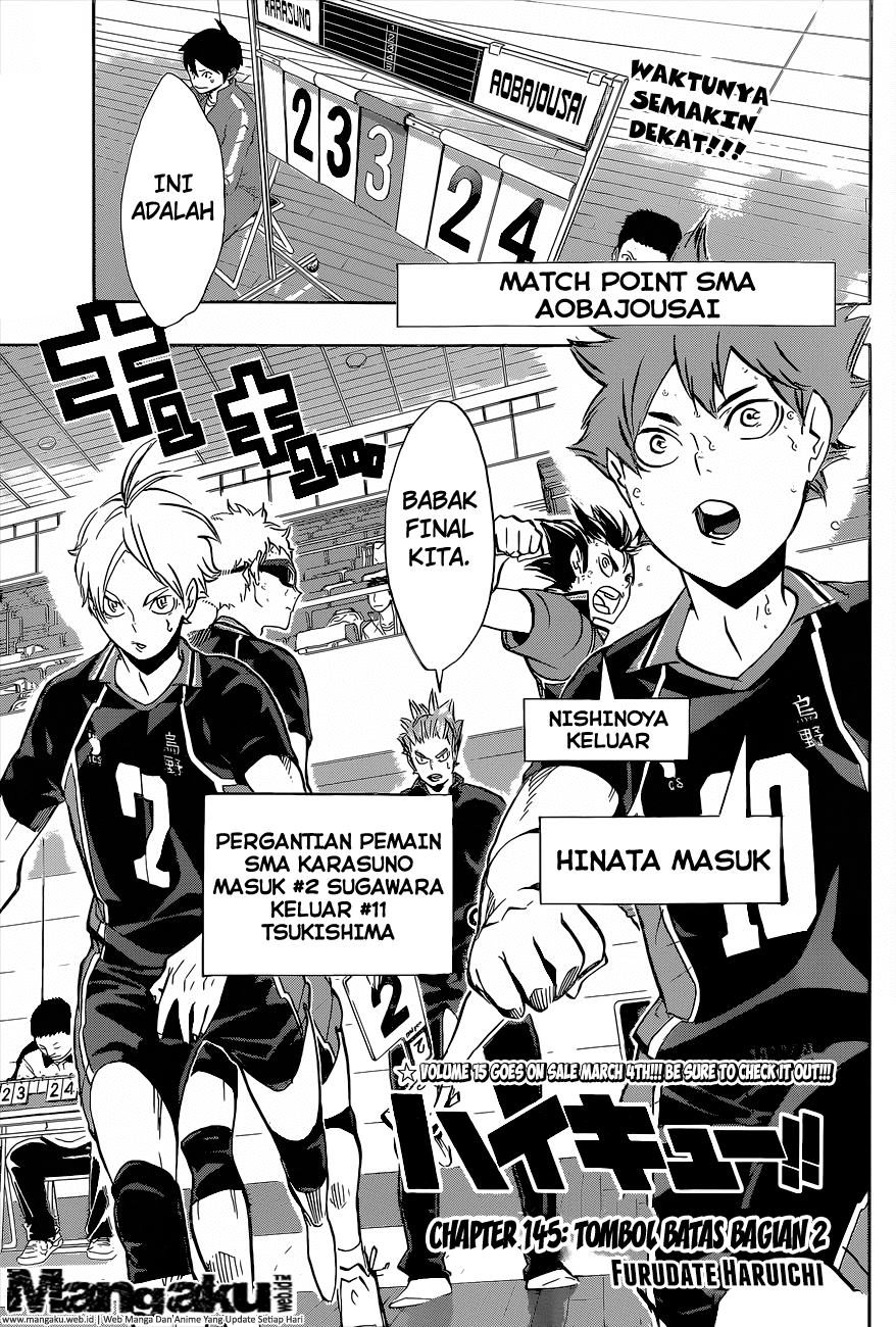Haikyuu!! Chapter 145 Gambar 2