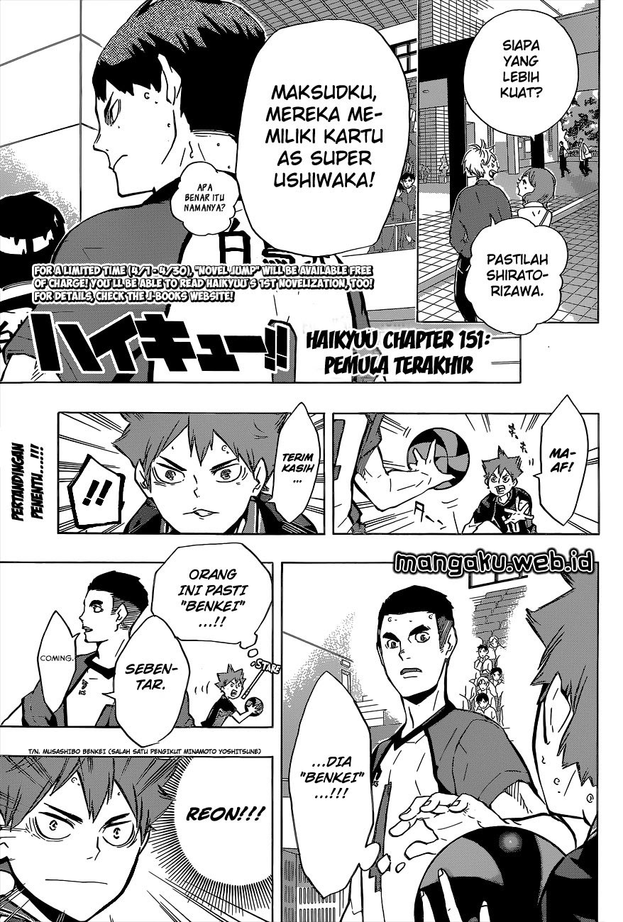 Haikyuu!! Chapter 151 Gambar 2