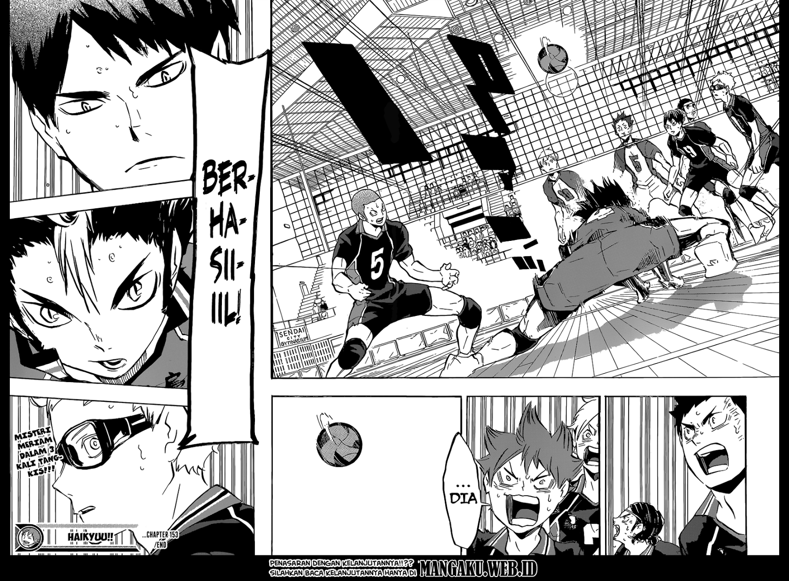 Haikyuu!! Chapter 153 Gambar 17