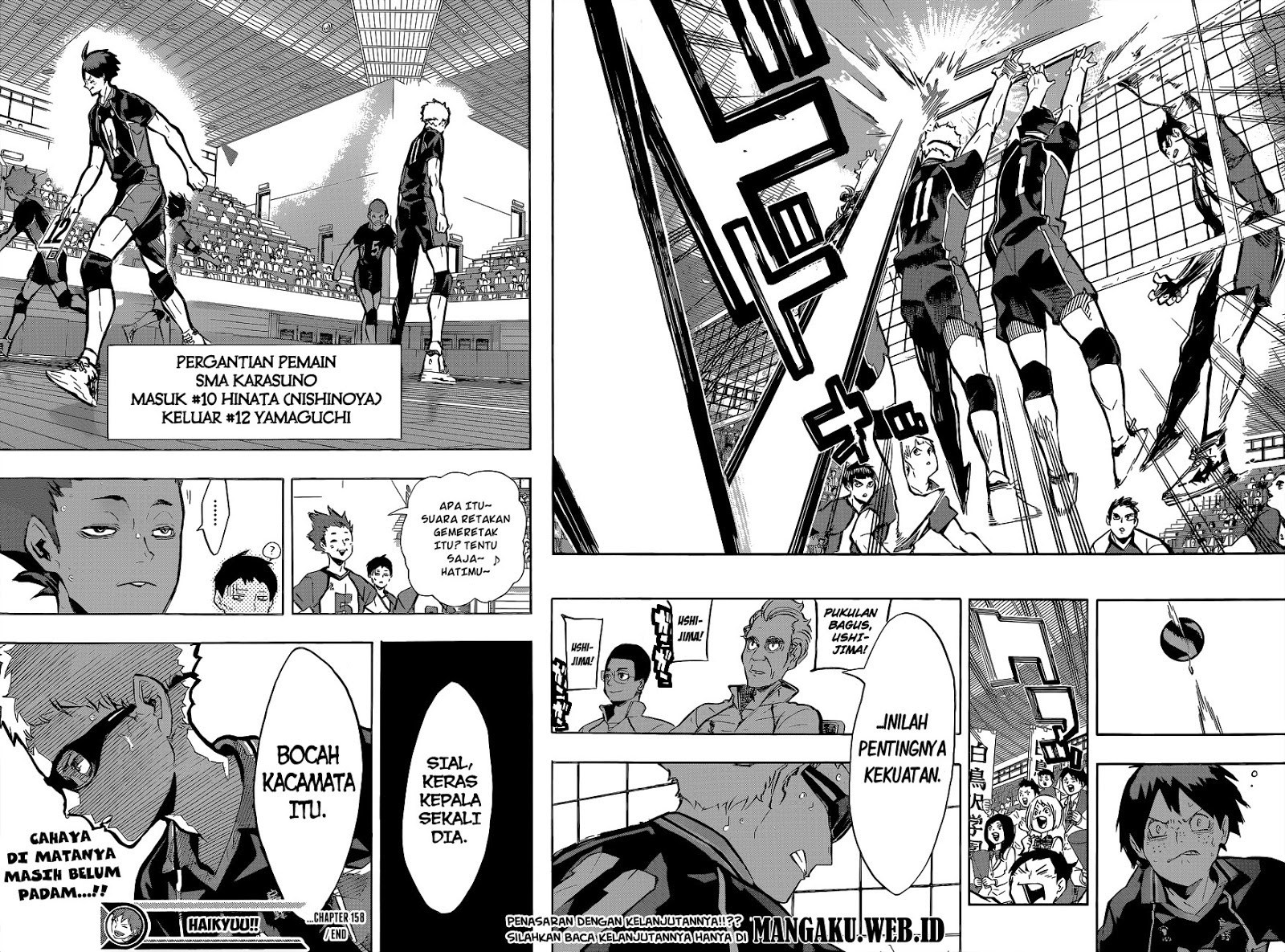 Haikyuu!! Chapter 158 Gambar 17