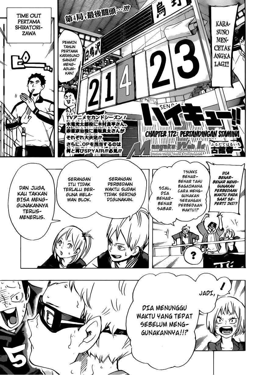 Haikyuu!! Chapter 172 Gambar 8