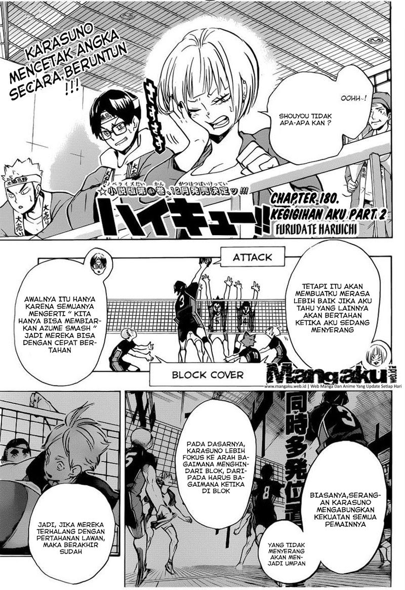 Haikyuu!! Chapter 180 Gambar 1