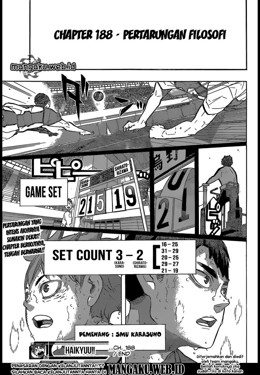 Haikyuu!! Chapter 188 Gambar 18