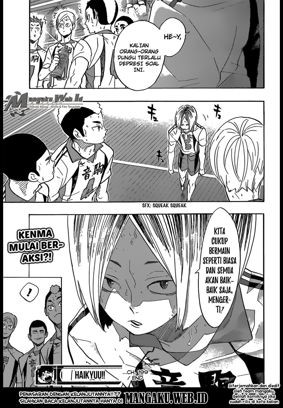 Haikyuu!! Chapter 199 Gambar 20