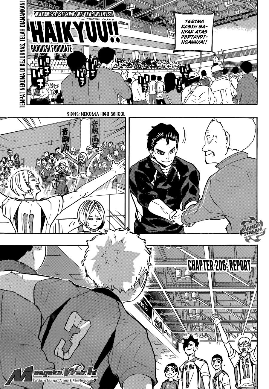 Haikyuu!! Chapter 206 Gambar 1