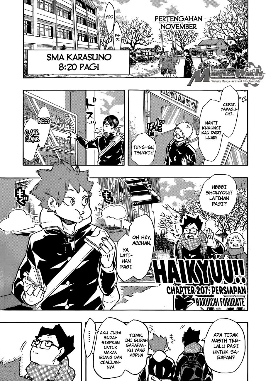 Haikyuu!! Chapter 207 Gambar 2