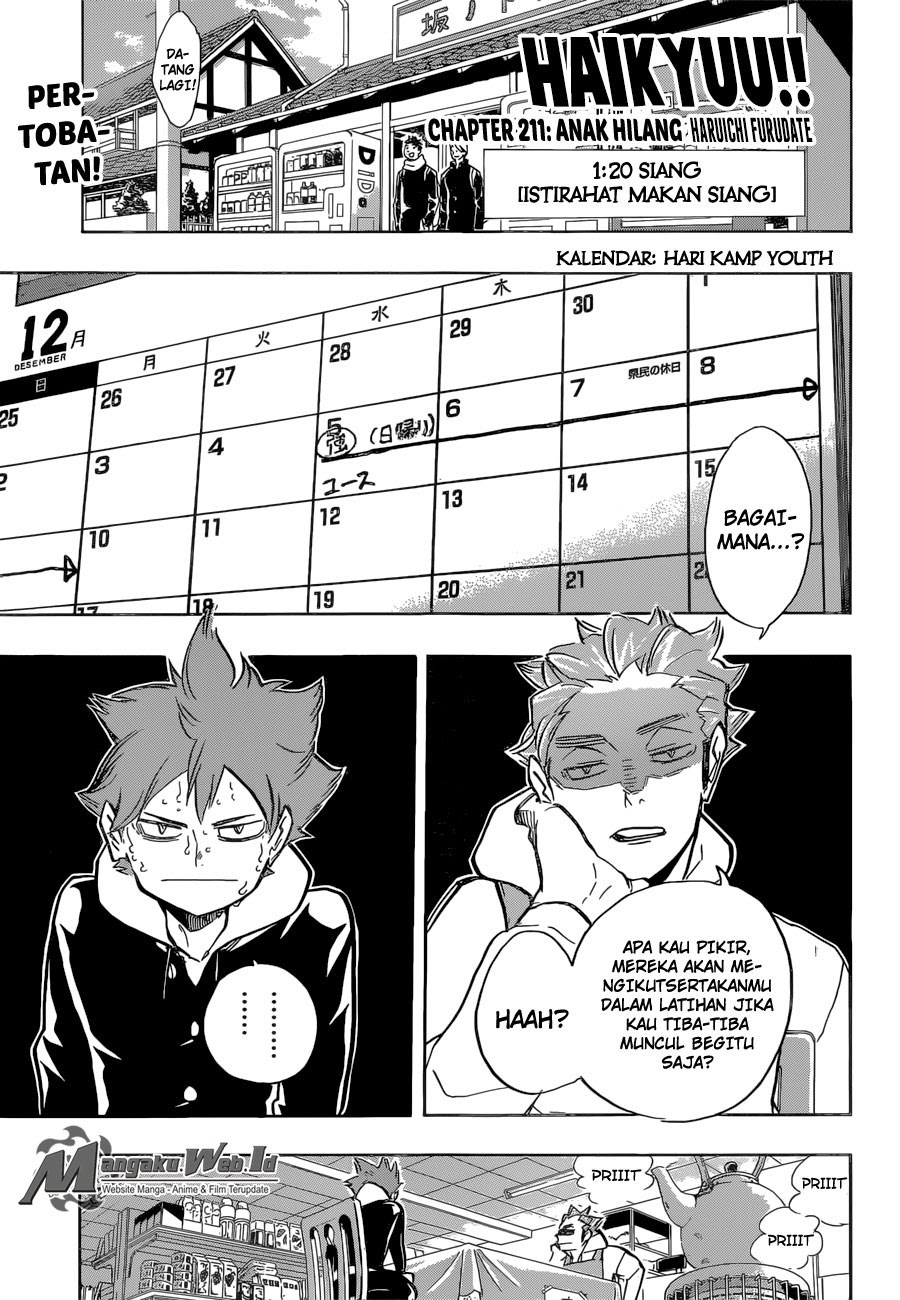 Haikyuu!! Chapter 211 Gambar 2