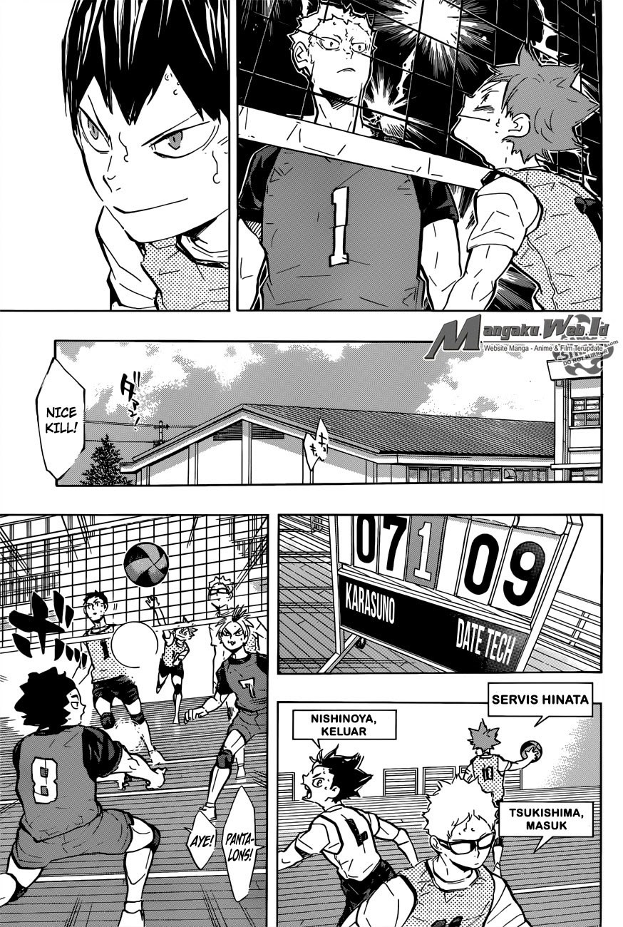 Haikyuu!! Chapter 222 Gambar 10