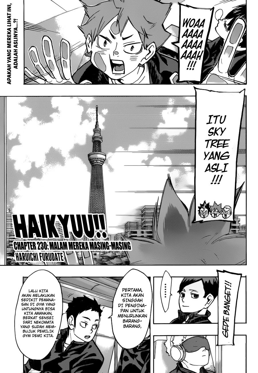 Haikyuu!! Chapter 230 Gambar 2