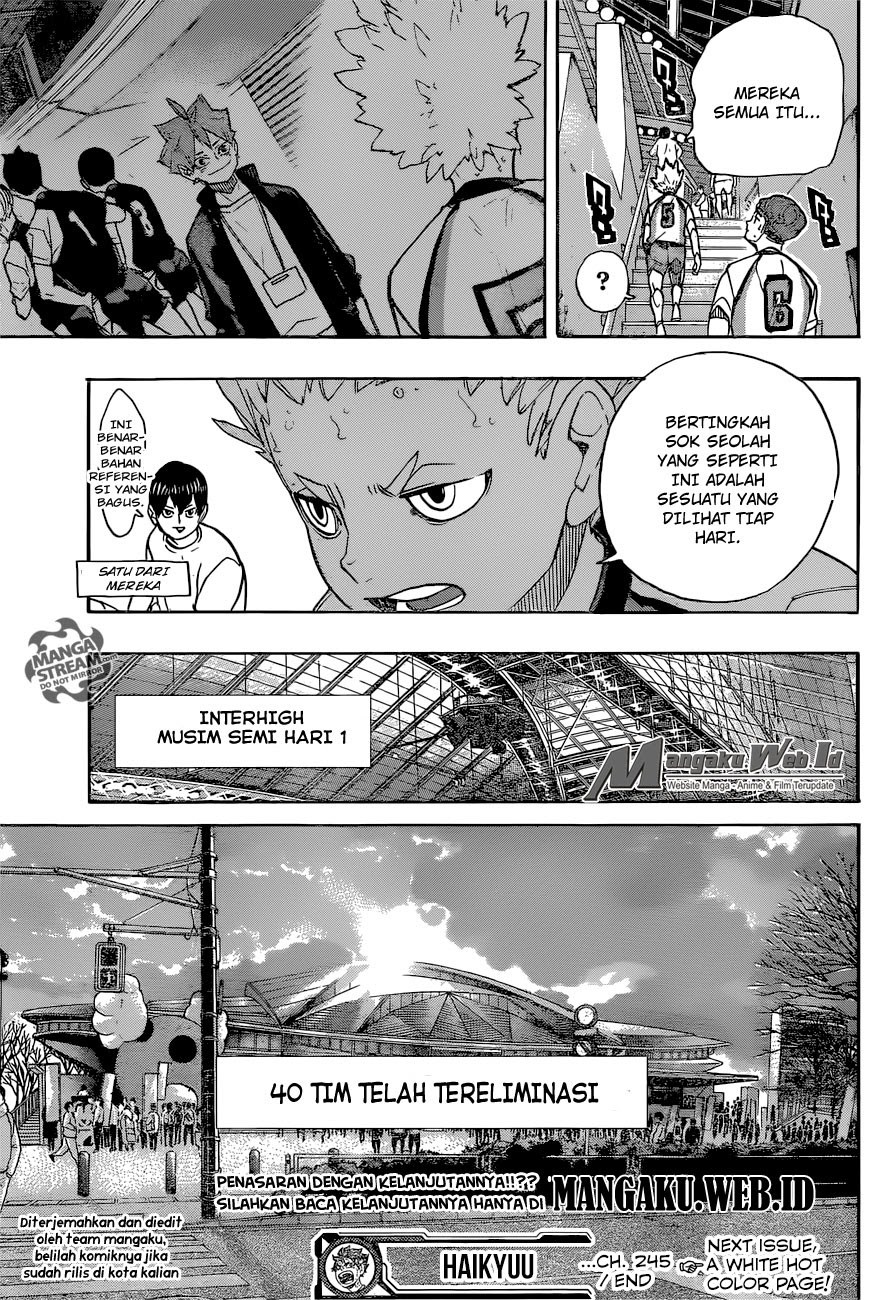 Haikyuu!! Chapter 245 Gambar 19