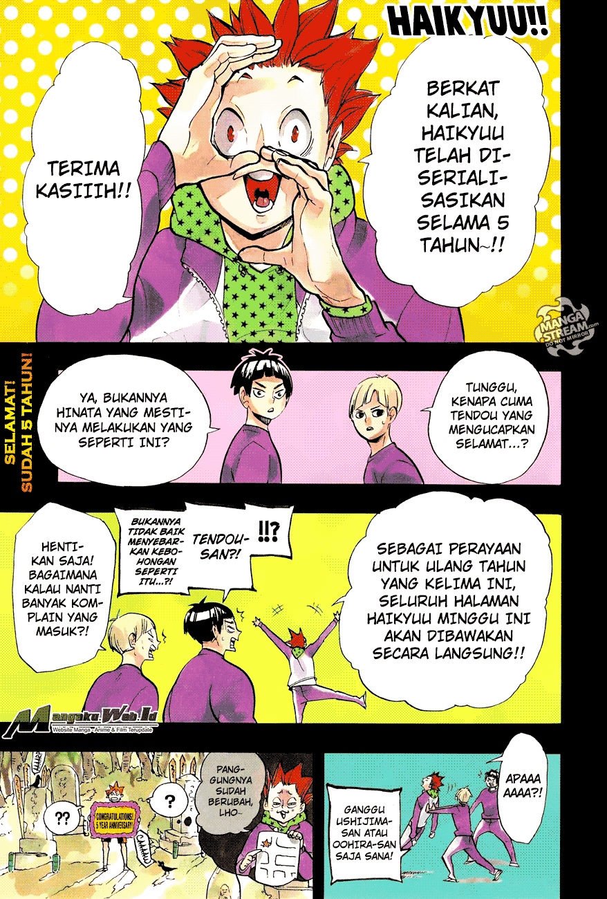Haikyuu!! Chapter 250 Gambar 3