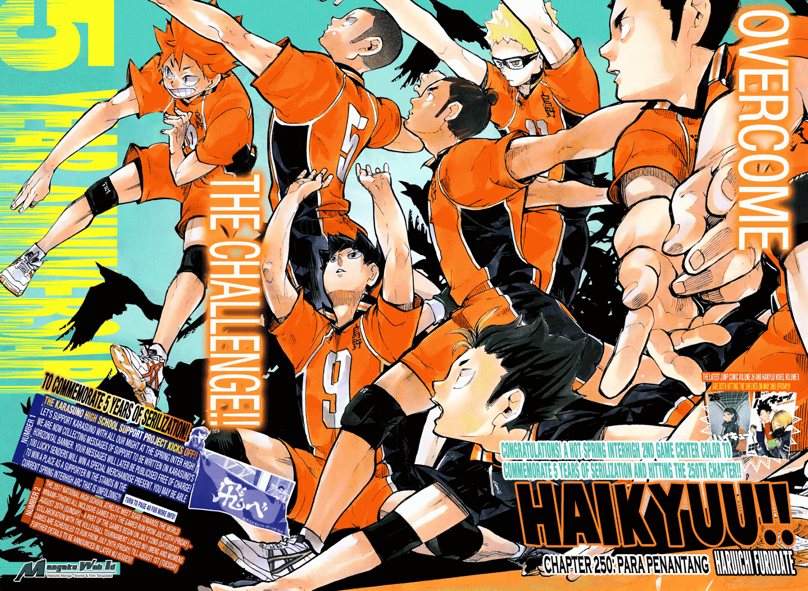 Haikyuu!! Chapter 250 Gambar 4