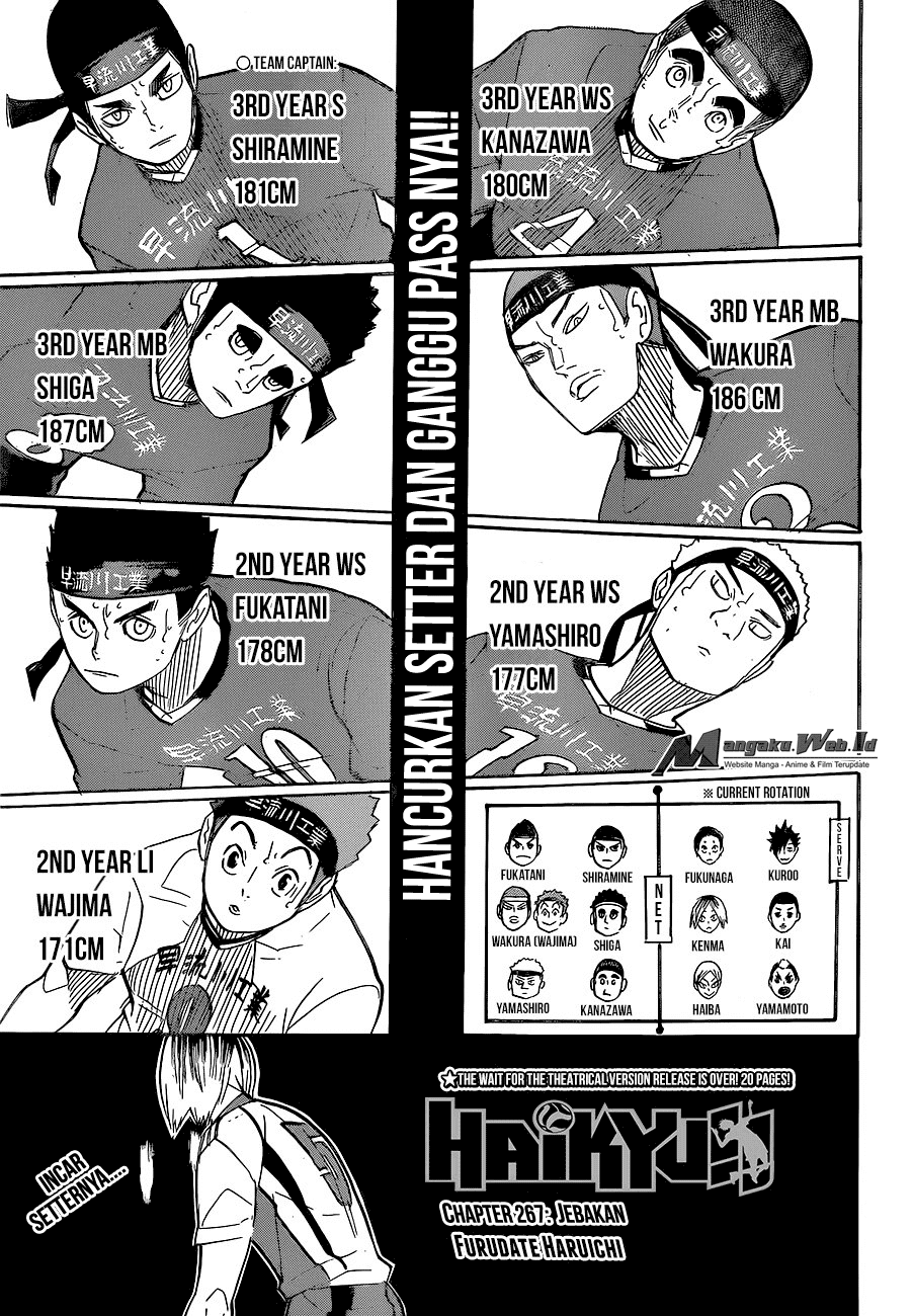 Haikyuu!! Chapter 267 Gambar 2