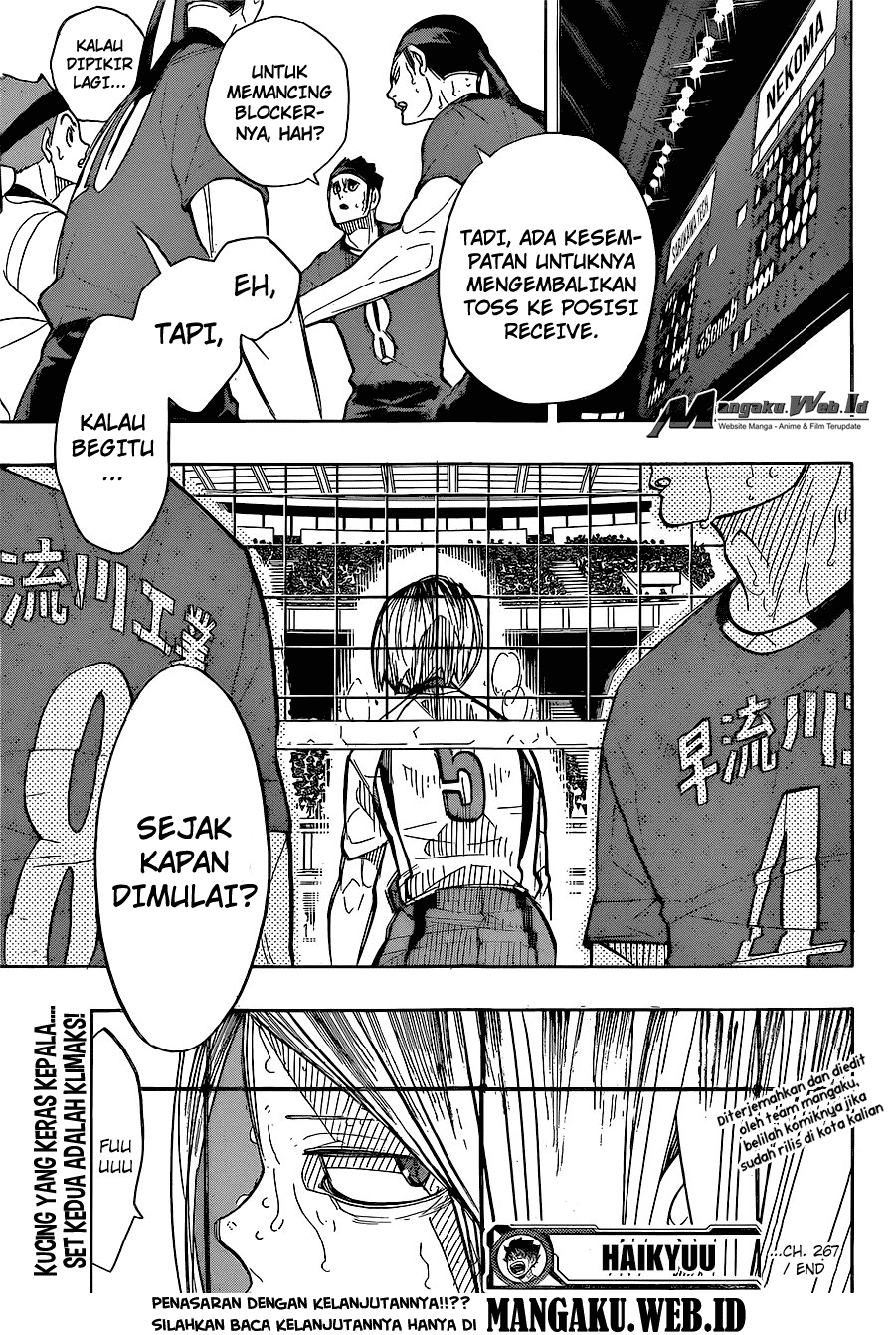 Haikyuu!! Chapter 267 Gambar 20