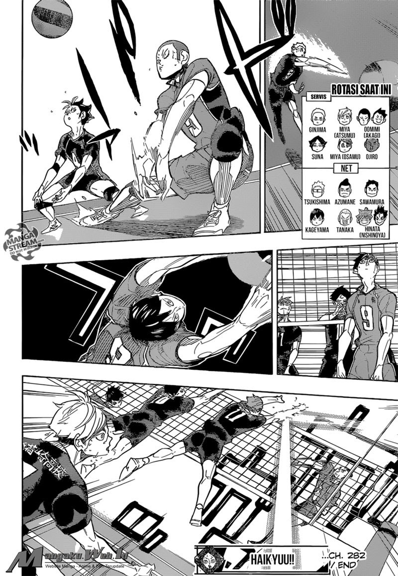 Haikyuu!! Chapter 282 Gambar 20