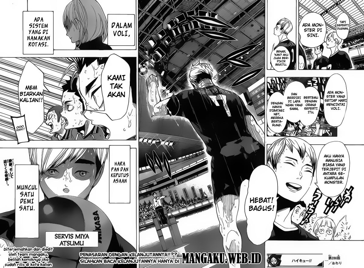 Haikyuu!! Chapter 286 Gambar 18