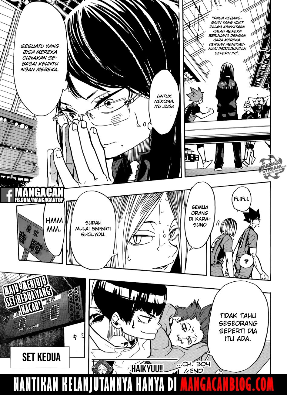 Haikyuu!! Chapter 304 Gambar 16