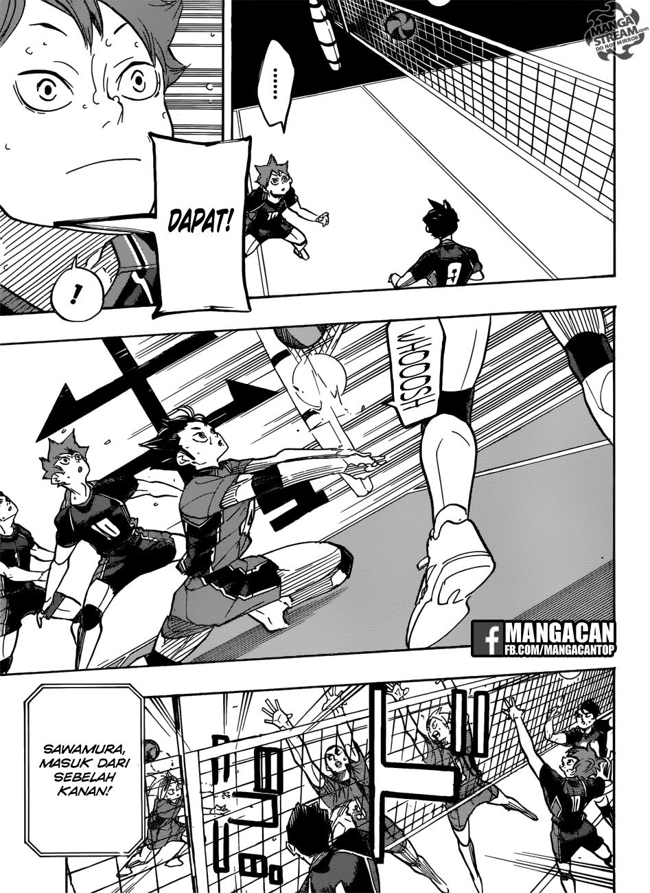 Haikyuu!! Chapter 306 Gambar 9